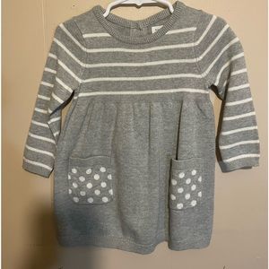 Baby Gap Gray Sweater Dress